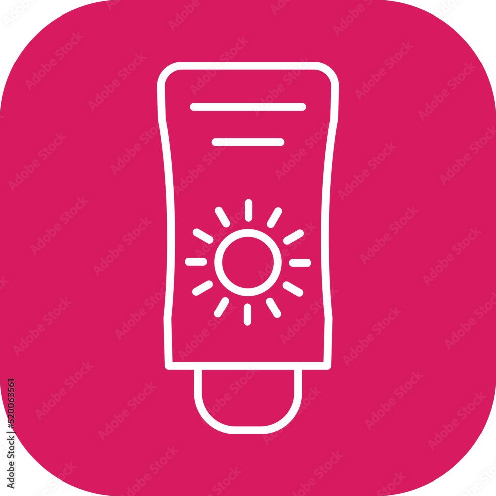 Sun Cream Icon