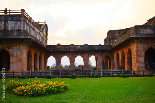 Jahaz Mahal or Ship Palace in Mandu, Madhya Pradesh, India photo