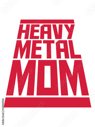 Streifen Heavy Metal Mom 
