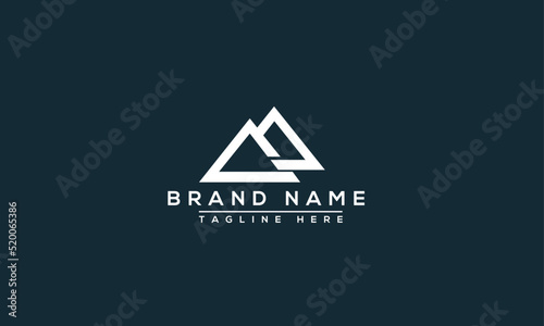 Logo design letter AA . Elegant modern. Vector template.