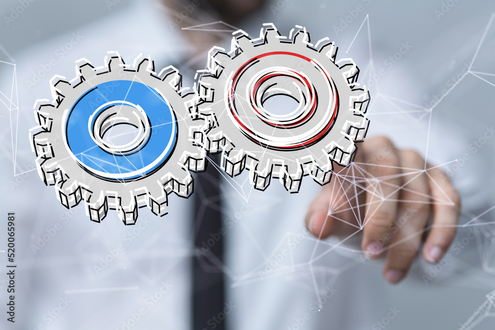 gear Technology background. Big data concept gear Technology background. Big data concept
