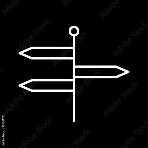 Directions Vector Icon