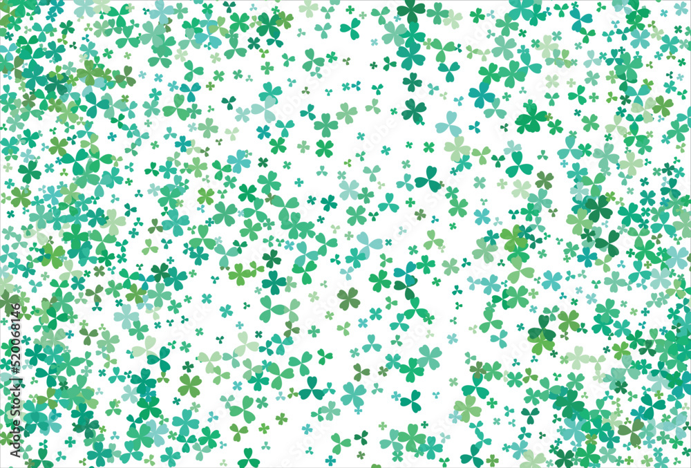 Clover backdrop. Clover leaf, St. Patrick day background