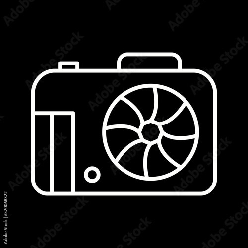 Unique Camera Vector Icon