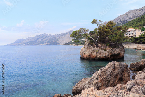 Famous stone Brela in Croatia	