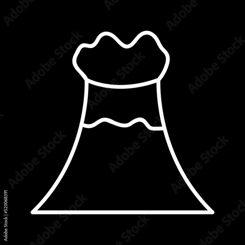 Volcano Vector Icon