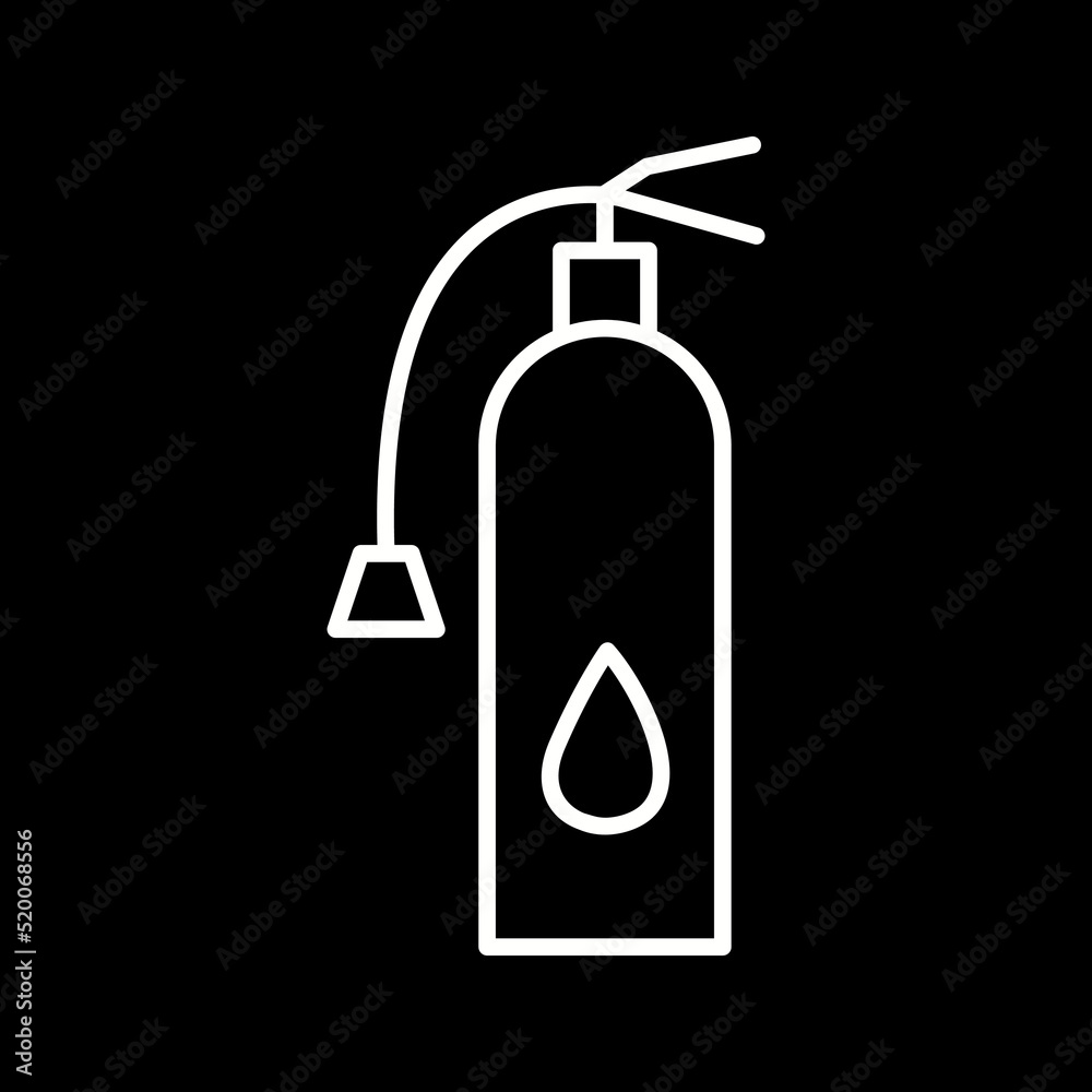 Unique Fire Extinguisher Vector Icon Unique Fire Extinguisher Vector Icon