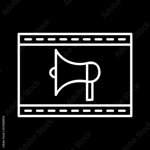 Unique Internet Ads Vector Icon