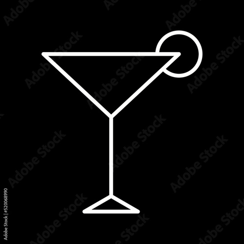 Unique Cosmopolitan Vector Icon