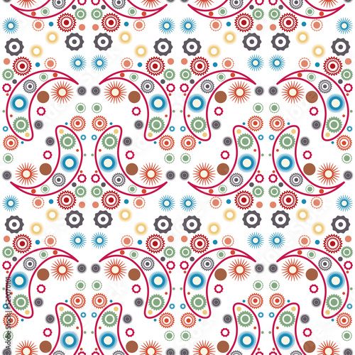 Seamless pattern in rustic ...