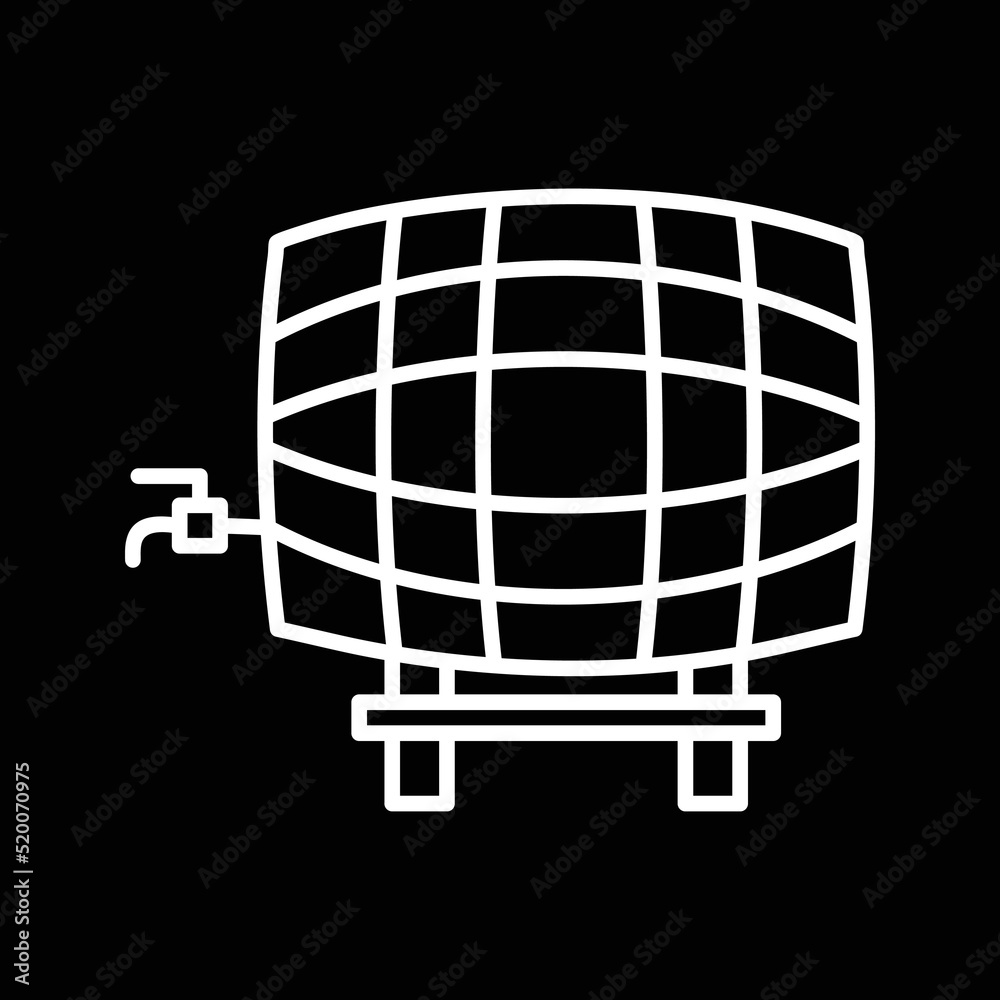 Barrel with Tap Icon Barrel with Tap Icon