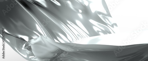 Abstract white and gray geo...