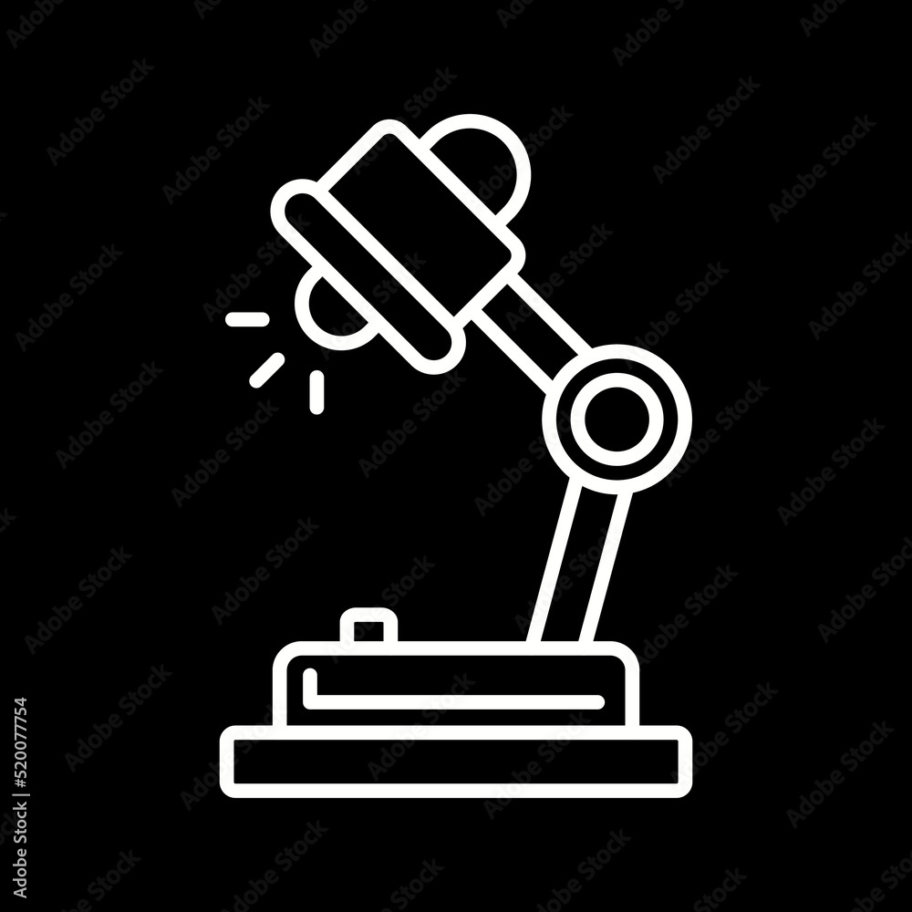 Desk Lamp Icon Desk Lamp Icon