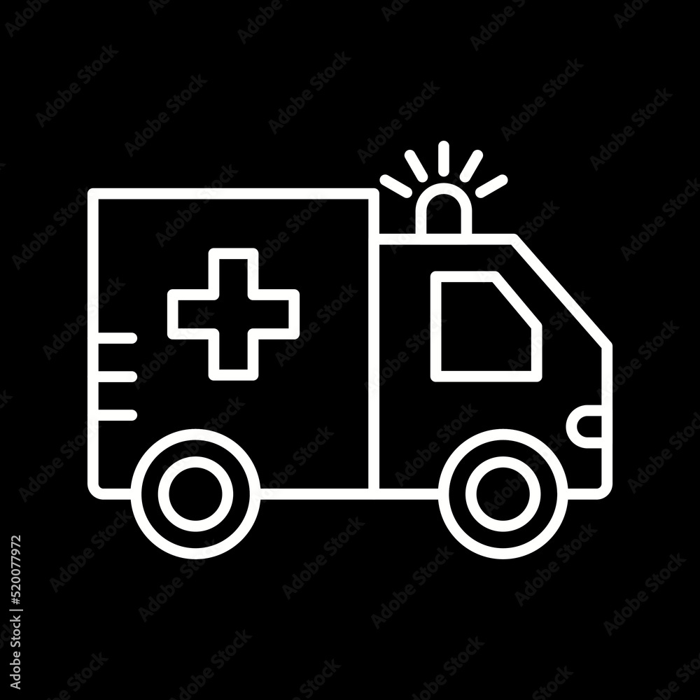 Fototapeta premium Ambulance Icon