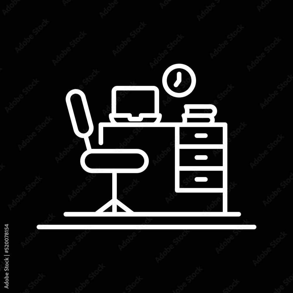 Office Desk Icon