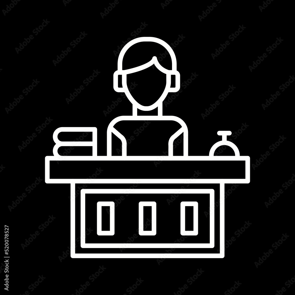 Office Reception Icon Office Reception Icon