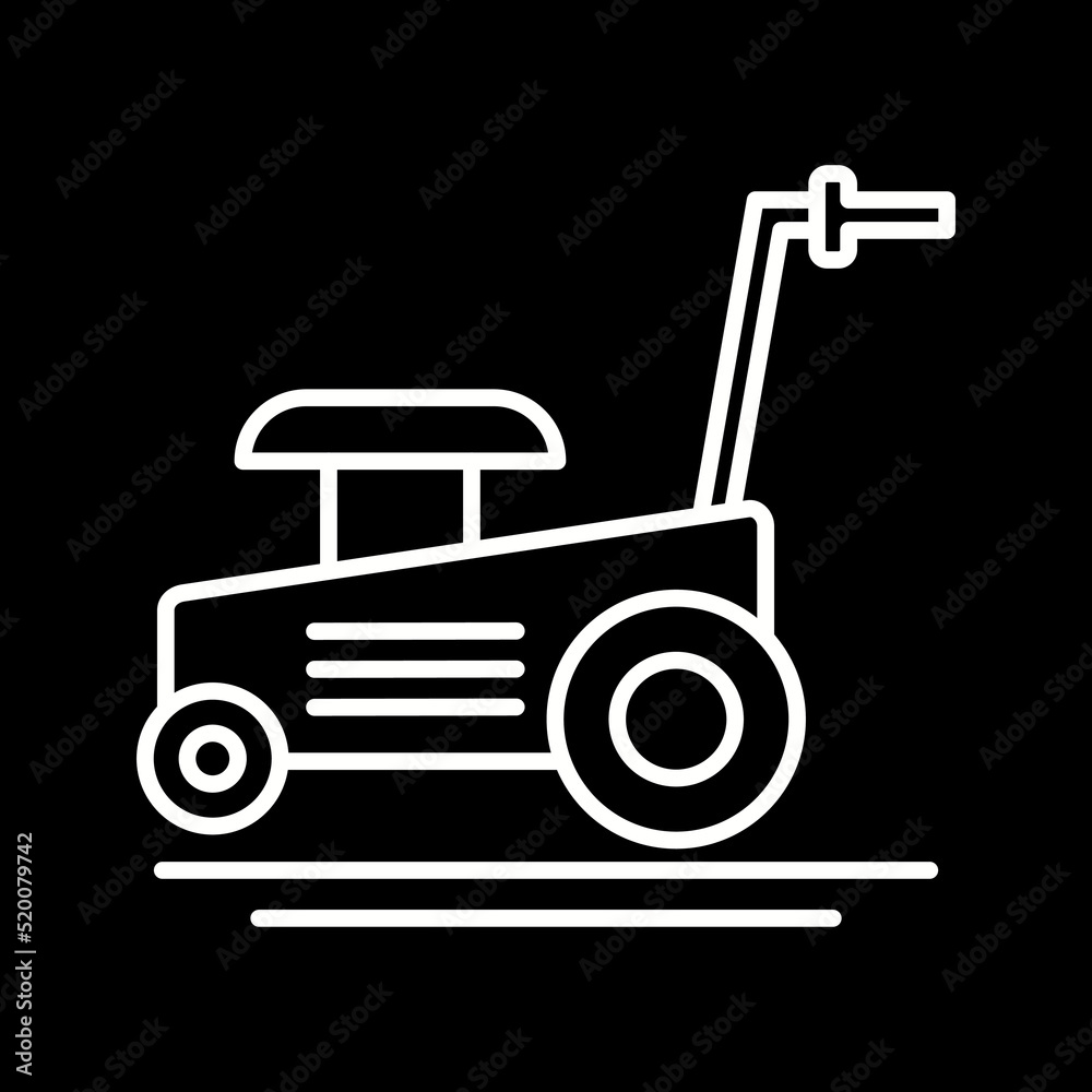 Lawn Mower Icon Lawn Mower Icon