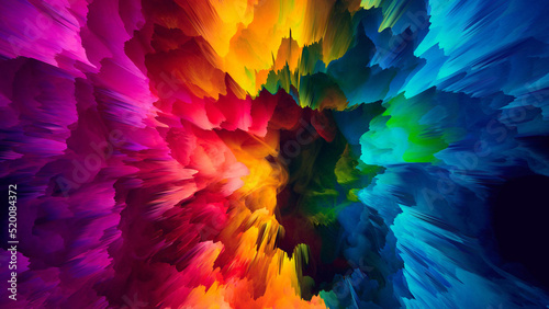 3d abstract colorful backgr...