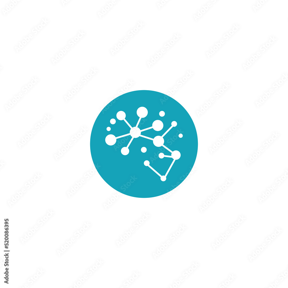 nerve cell logo or neuron logo with vector template nerve cell logo or neuron logo with vector template