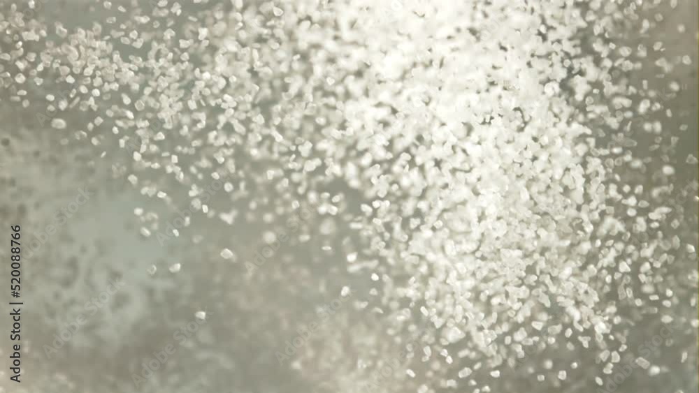 Sugar rise up. Top view. The texture of sugar. Filmed is slow motion 1000 fps. Sugar rise up. Top view. The texture of sugar. Filmed is slow motion 1000 fps.