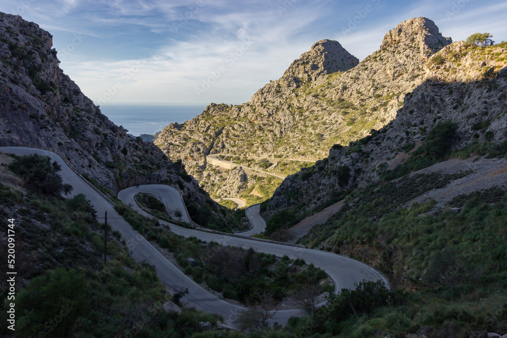 Obraz premium Sa Calobra road in Mallorca (Spain)
