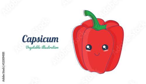 Capsicum Illustration design