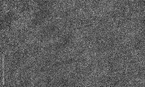 Seamless dot texture individually drawn repeatable organic pattern marker on paper white dots on black background