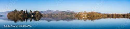 Fotografering Derwentwater lake panorama in Lake District, Cumbria. England