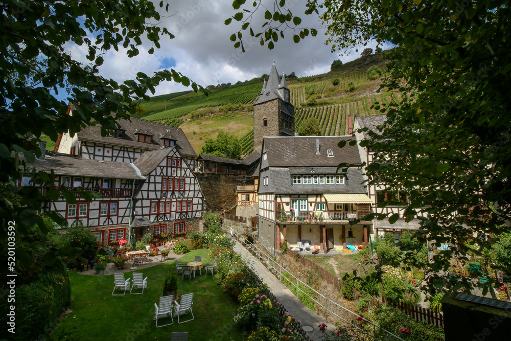 Obraz premium Views from the town of Bacharach, Germany