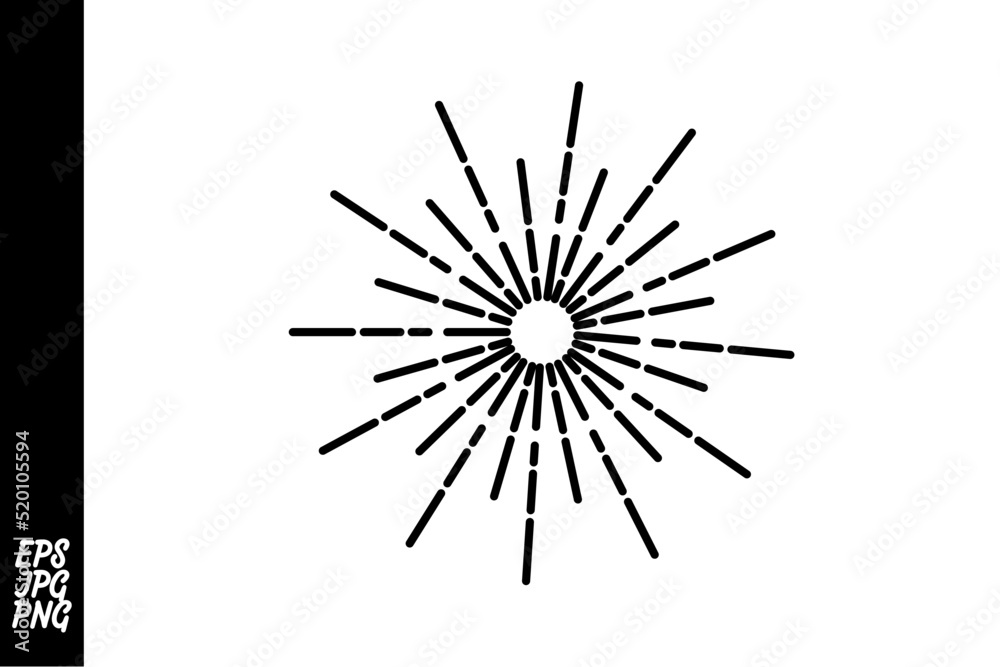 Obraz premium Starburst vector