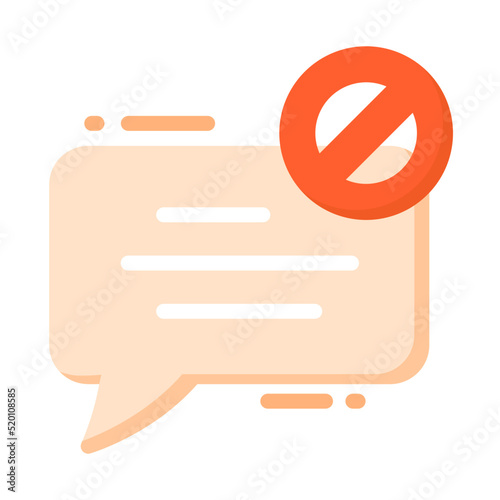 Block Chat Illustration