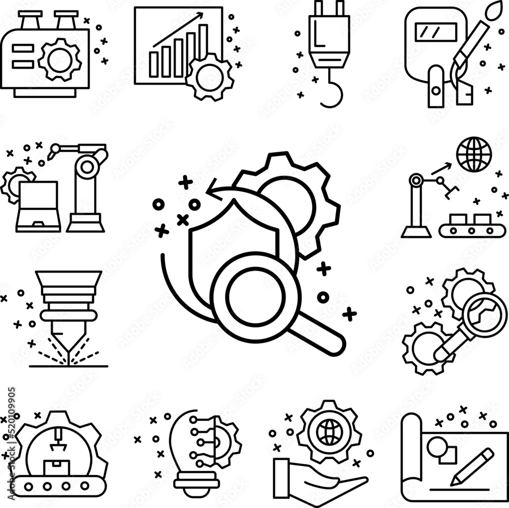custom made wallpaper toronto digitalSearch protect gear icon in a collection with other items