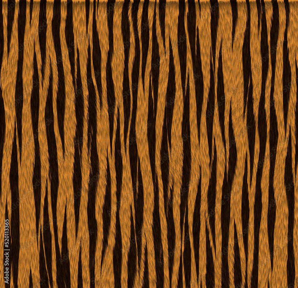 custom made wallpaper toronto digitalIllustration of Seamless Tiger Skin Pattern