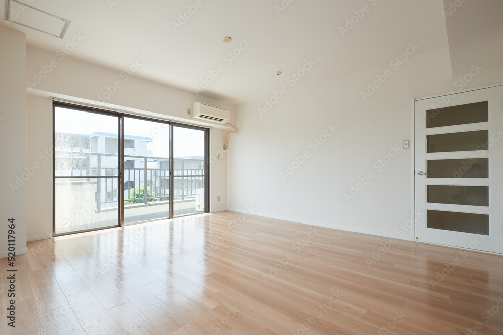 Obraz premium 空の部屋 室内写真 窓付き