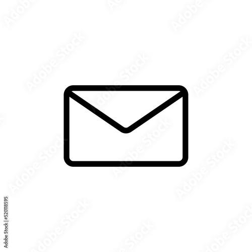 Free Download Mail line icon vector design - GFXLoad