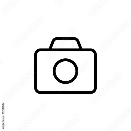 Camera line icon vector design