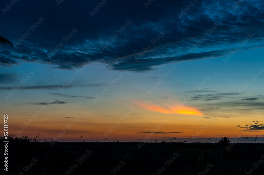 Evening Twilight on Barrier Island