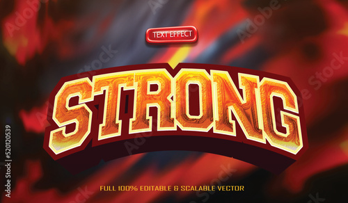 text effect hot volcano style vector