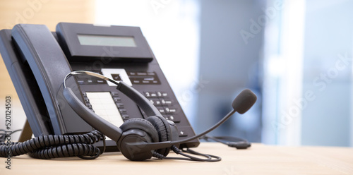 Communication support, call center and customer service help desk.for (call center) concept