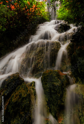 Plakat w ramie waterfall in the forest