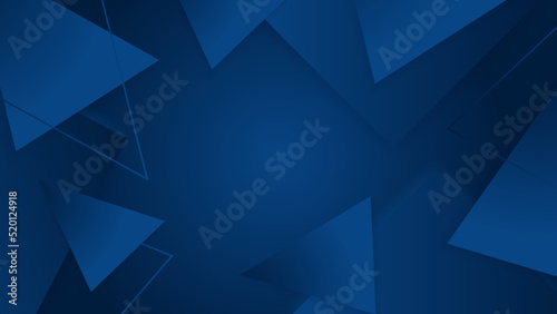 Modern minimal geometric blue background abstract design. Vector abstract graphic design banner pattern background template. © Badr Warrior