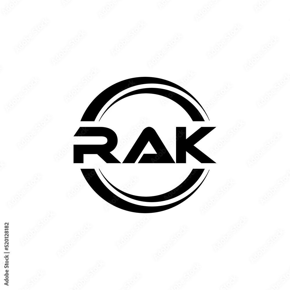 RAK letter logo design with white background in illustrator, vector logo modern alphabet font overlap style. calligraphy designs for logo, Poster, Invitation, etc. RAK letter logo design with white background in illustrator, vector logo modern alphabet font overlap style. calligraphy designs for logo, Poster, Invitation, etc.