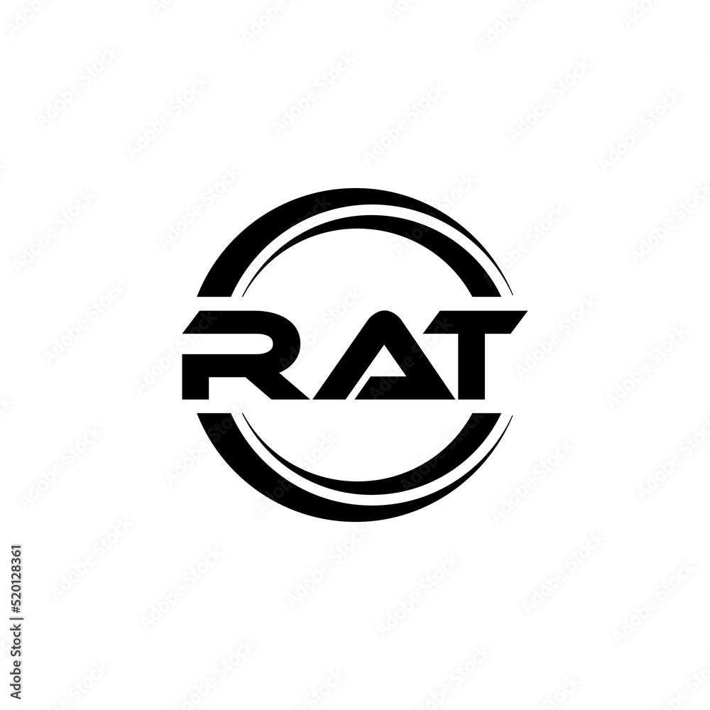RAT letter logo design with white background in illustrator, vector logo modern alphabet font overlap style. calligraphy designs for logo, Poster, Invitation, etc. RAT letter logo design with white background in illustrator, vector logo modern alphabet font overlap style. calligraphy designs for logo, Poster, Invitation, etc.