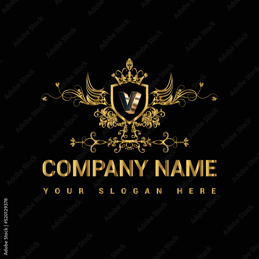 Luxury golden letter logo restaurants logo company logo shop logo business logo Luxury golden letter logo restaurants logo company logo shop logo business logo