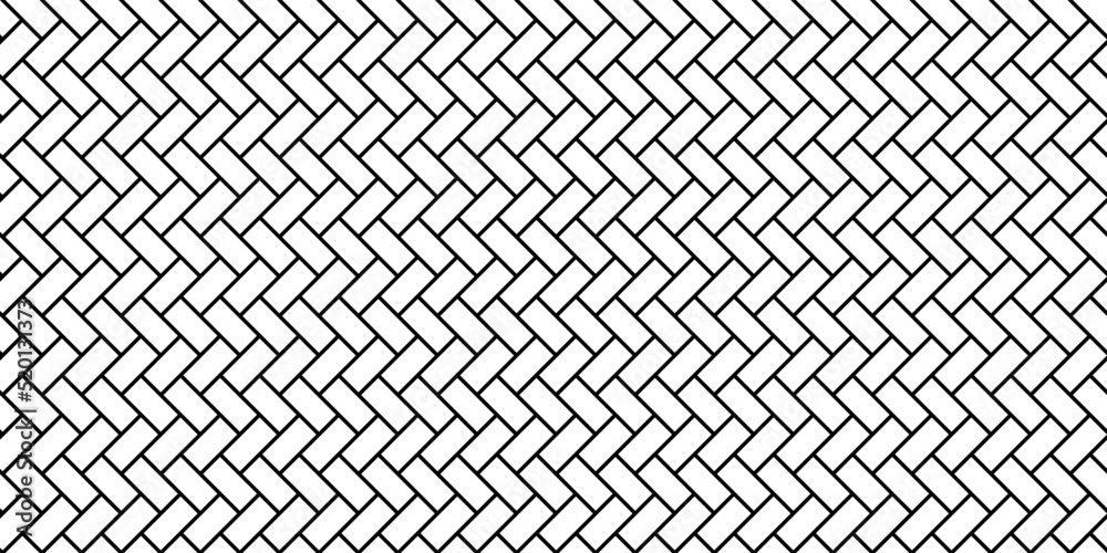 Seamless paved background texture. Pavement brick pattern surface vector texture illustration.