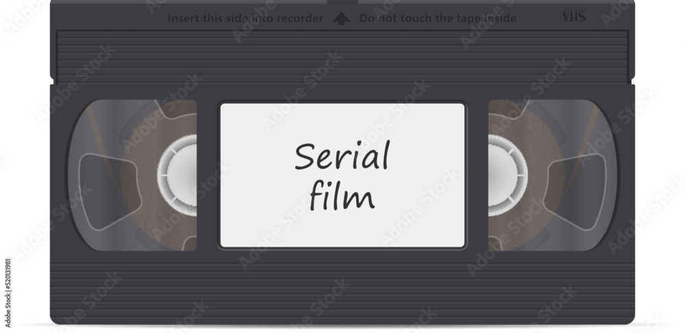 Video cassette serial film Video cassette serial film