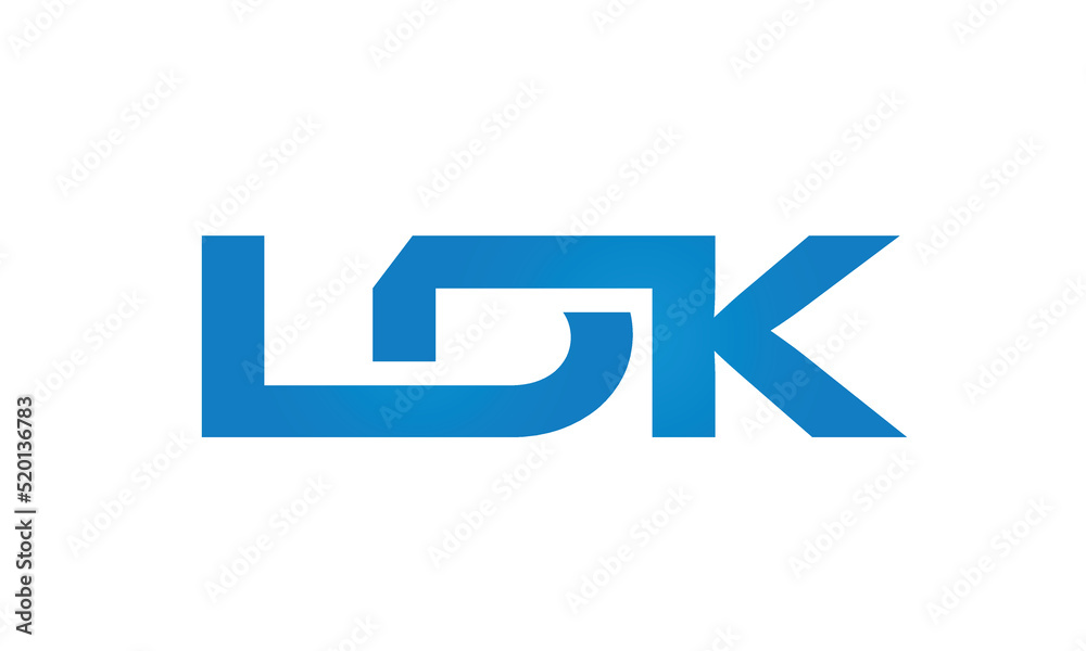 initial LDK creative modern lettermark logo design, linked typography monogram icon vector illustration initial LDK creative modern lettermark logo design, linked typography monogram icon vector illustration