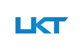 Connected LKT Letters logo Design Linked Chain logo Concept