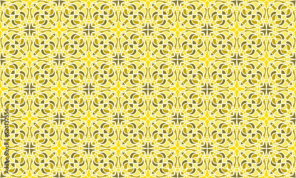 gold ethnic background pattern