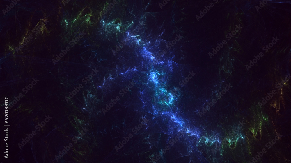 3D rendering abstract multicolor technology fractal light background 3D rendering abstract multicolor technology fractal light background